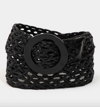 Load image into Gallery viewer, Round Buckle Braided Belt