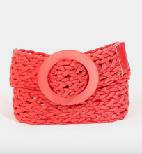 Load image into Gallery viewer, Round Buckle Braided Belt