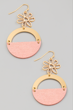 Load image into Gallery viewer, Round Drop Earrings - More Colors Available