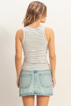 Load image into Gallery viewer, Striped Ribbed Racerback Tank - More Colors Available
