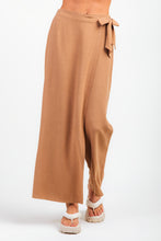 Load image into Gallery viewer, Wrap Front Wide Leg Pants - Blue or Rust
