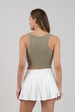 Load image into Gallery viewer, Scooped Neck Cropped Knit Tank Top - More Colors Available
