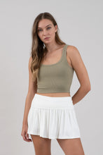Load image into Gallery viewer, Scooped Neck Cropped Knit Tank Top - More Colors Available
