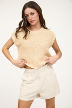 Load image into Gallery viewer, Textured Knit Short Sleeve Pullover - More Colors Available
