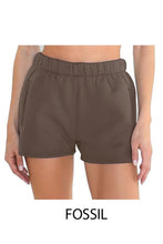Load image into Gallery viewer, High Waist Basic Fleece Shorts  - More Colors Available
