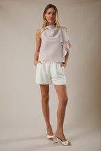 Load image into Gallery viewer, Sleeveless Top with Asymmetrical Detail - More Color Available
