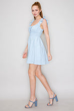 Load image into Gallery viewer, Ruffled Scoop Neck Mini Dress - More Colors Available
