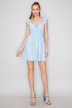 Load image into Gallery viewer, Ruffled Scoop Neck Mini Dress - More Colors Available
