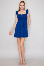 Load image into Gallery viewer, Ruffled Scoop Neck Mini Dress - More Colors Available
