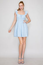 Load image into Gallery viewer, Ruffled Scoop Neck Mini Dress - More Colors Available

