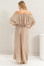 Load image into Gallery viewer, Off-the-Shoulder Top / Pants Set - Carmel
