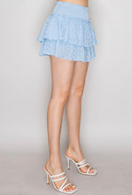 Load image into Gallery viewer, Elastic Ruffled Mini Skirt
