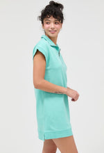Load image into Gallery viewer, Half Zip Mock Neck Mini Dress - More Colors Available
