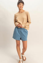 Load image into Gallery viewer, Open Back Long-Sleeve Top - More Colors Available
