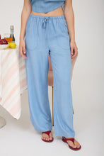 Load image into Gallery viewer, Chambray Sleeveless Top and Pant Set
