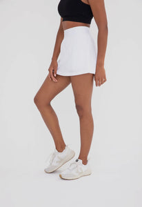 A-Line Active Tennis Skort - White