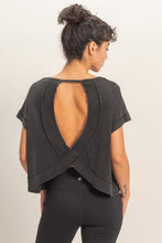 Load image into Gallery viewer, Acid Washed Open Back Top - More Colors Available
