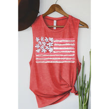 Load image into Gallery viewer, American Flag Mineral Graphic Tank - More Colors Available
