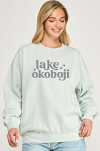 Load image into Gallery viewer, "Okoboji" Relaxed Fit Crew Neck Sweatshirt - More Colors Available
