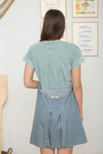 Load image into Gallery viewer, Washed Scoop Neck Raw Edge Short Sleeve Top - More Colors Available
