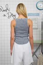 Load image into Gallery viewer, Washed Raw Edge Sleeveless Knit Tank - More Colors Available
