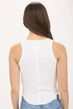Load image into Gallery viewer, Washed Raw Edge Sleeveless Knit Tank - More Colors Available
