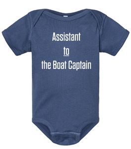 "Assistant" Infant Onesie (RS4400) - Indigo