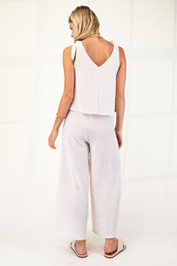 Illusion Jumpsuit w/ Shoulder Ties - More Colors Available