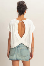 Load image into Gallery viewer, Acid Washed Open Back Top - More Colors Available
