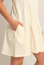 Load image into Gallery viewer, Sleeveless Crewneck Tiered Mini Dress - More Colors Available
