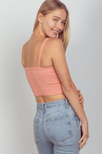 Knit Crochet Crop Top - More Colors Available
