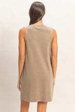 Load image into Gallery viewer, Pigment Dyed Sleeveless Mini Dress - More Colors Available
