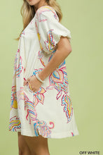 Load image into Gallery viewer, Off-White Floral Print Dress

