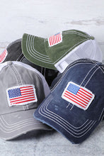 Load image into Gallery viewer, America USA Flag Mesh Snapback Baseball Cap  - Navy

