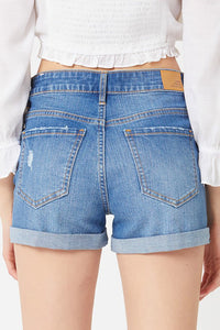 Mid-Rise Denim Shorts - More Colors Available