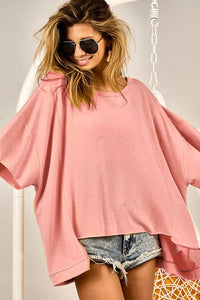 French Terry Boxy Top - More Colors Available