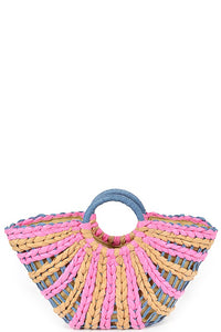 Swirl Straw Bag - More Colors Available