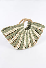 Load image into Gallery viewer, Swirl Straw Bag - More Colors Available
