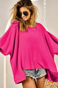 French Terry Boxy Top - More Colors Available