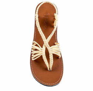 Plaka Seashell Flat Summer Sandals - More Colors Available