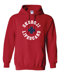 "Lifeguard" Adult Hooded Sweatshirt (18500G) - More Colors Available