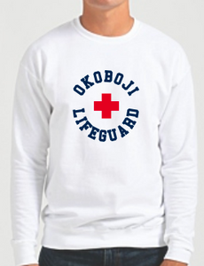 "Lifeguard" Adult Crew Neck Sweatshirt (T340) - More Colors Available